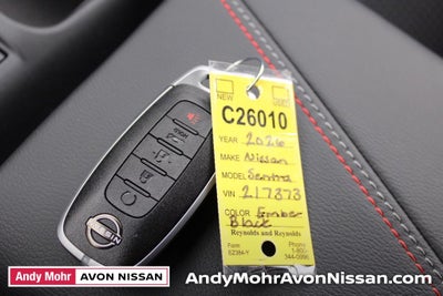 2026 Nissan Sentra SR