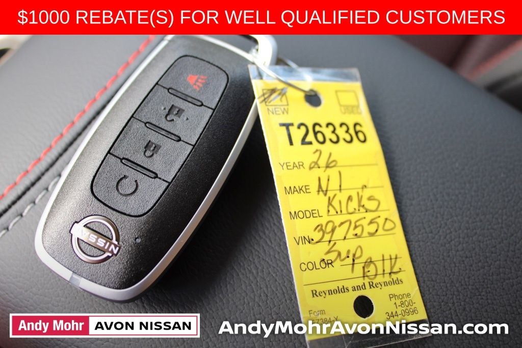 2026 Nissan Kicks SR