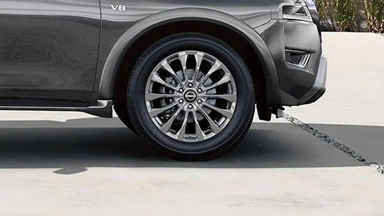 2023 Nissan Armada wheel and tire | Andy Mohr Avon Nissan in Avon IN