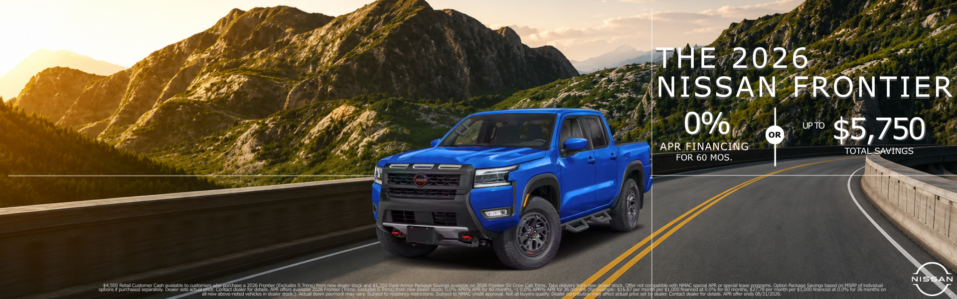 2026 Nissan Frontier Offers