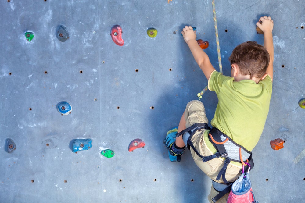 Rock wall climbing in Brownsburg IN 